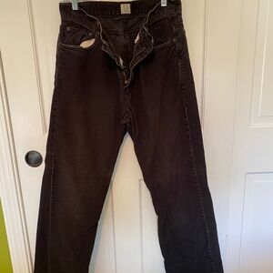 Black Corduroy Jeans